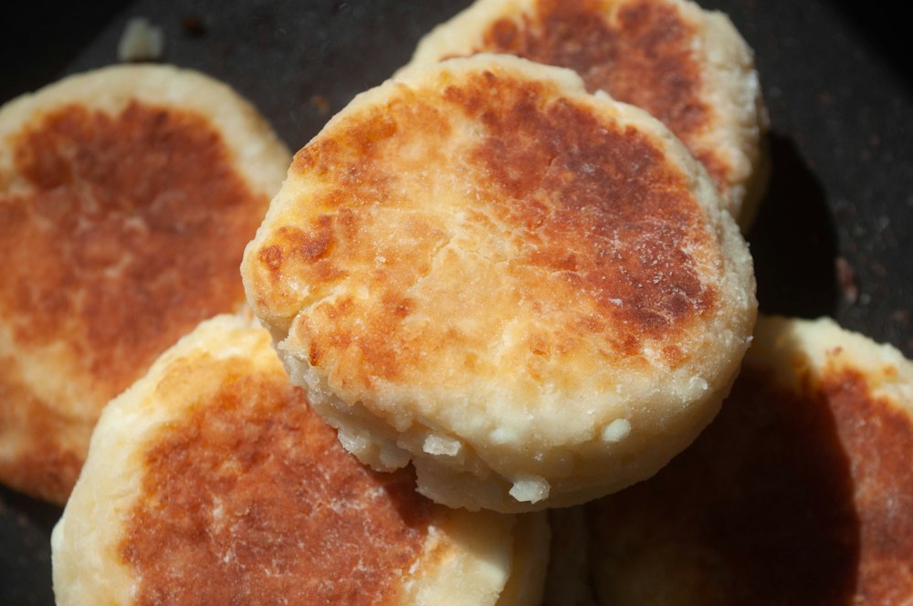 Stock photo of golden cheese breads